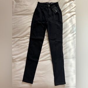Fashion Nova Black Denim Skinny Jeans